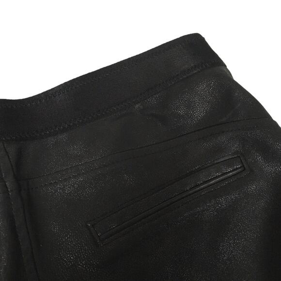 BlankNYC Leggings Happy Hour Black Texture Faux Leather Pull On Pants Women's 27 - Picture 14 of 16